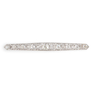 Art Deco Diamond Brooch