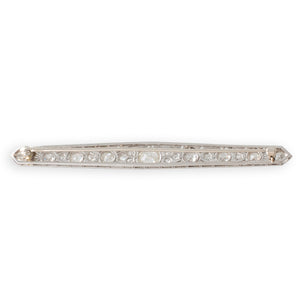 Art Deco Diamond Brooch