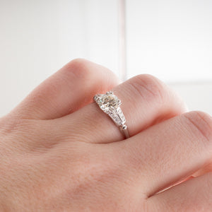 0.81ct Art Deco Diamond Ring