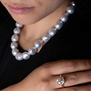 5.27ct Cushion Cut Diamond Ring