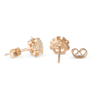 Old Cut Diamond Studs
