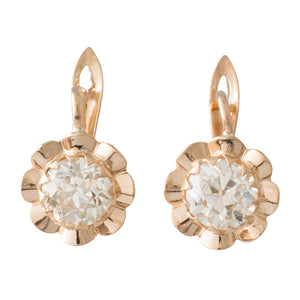 Floral Diamond Earrings