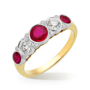 Ruby and Diamond Ring