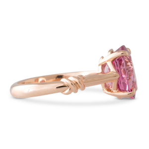 Unheated Pink Spinel Ring