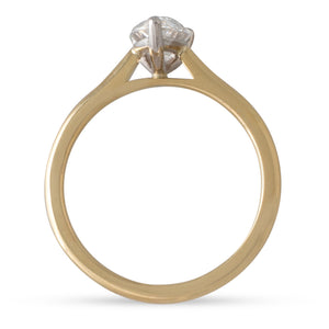 1.00ct Pear Cut Diamond Ring