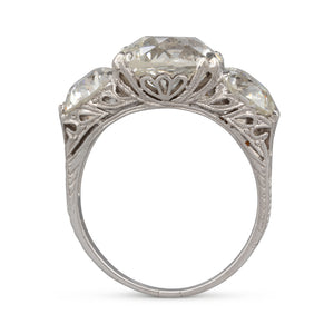 Three Stone Diamond Ring 6.21ct
