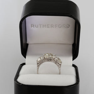 Three Stone Diamond Ring 6.21ct