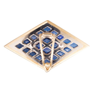 Diamond Shaped Sapphire Enhancer
