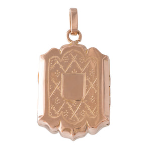 Antique Shield Shaped Locket