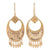 Victorian Gold Earrings with Fringe
