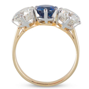 Sapphire & Diamond Ring