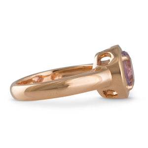 Rose Gold Amethyst Ring