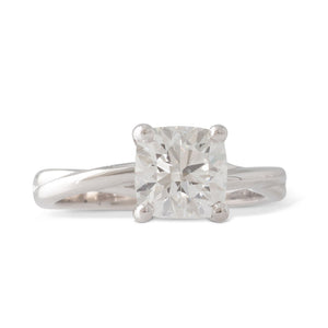 Cushion Cut Diamond Solitaire