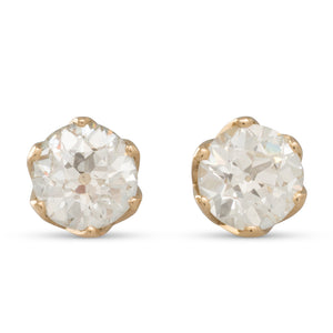 Diamond Studs Totalling 4.13ct