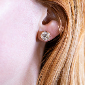 Diamond Studs Totalling 4.13ct