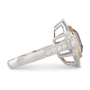 Unheated Purple-Pink Spinel Ring