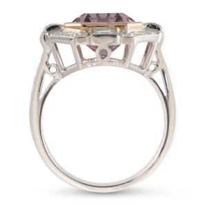 Unheated Purple-Pink Spinel Ring