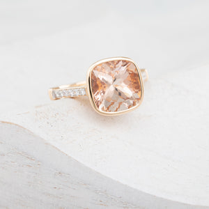 3.21ct Morganite Ring