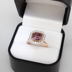 Unheated Pink Spinel Ring