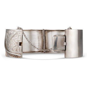 A Silver & Gold Bangle