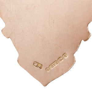 Antique Rose Gold Fob with Medal