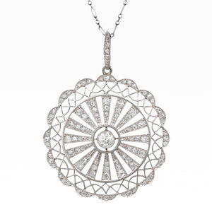 Belle Epoque Diamond Pendant