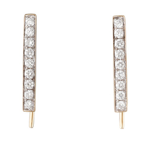 Diamond Line Earrings