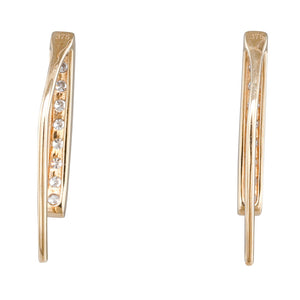Diamond Line Earrings