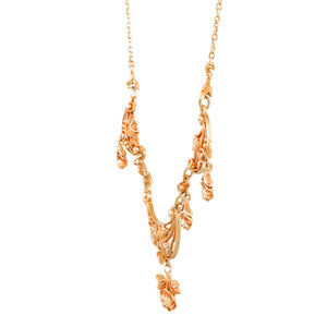 Art Nouveau Gold Necklace