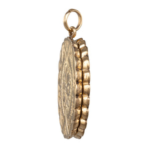 Engraved Gold Locket