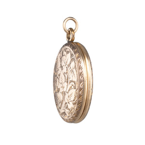 Antique Gold Oval Locket