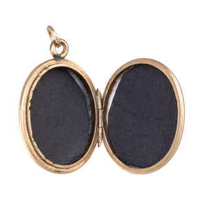 Antique Gold Oval Locket