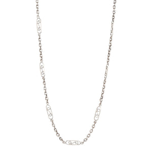 Silver Fancy Link Chain
