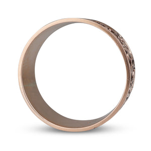 Rose Gold Victorian Wedding Band