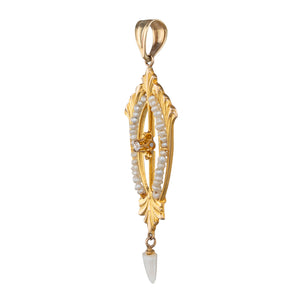 Pearl and Diamond Pendant