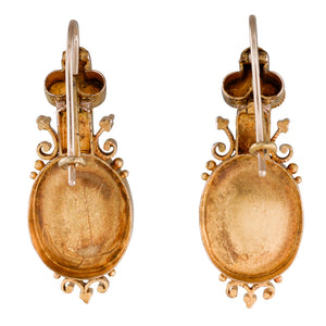 Victorian Engraved Earrings