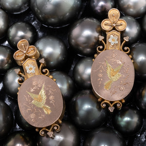 Victorian Engraved Earrings