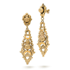 Antique European Drop Earrings