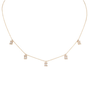 Yellow Gold Diamond Necklace