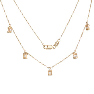 Yellow Gold Diamond Necklace