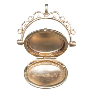 An Engraved Spinning Locket