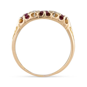 Antique Garnet and Ruby Ring