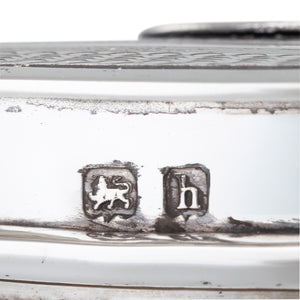 A Silver Oval Trinket Box