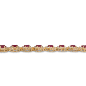 Ruby and Diamond Bracelet