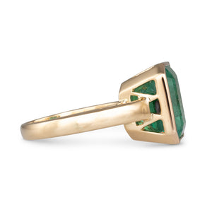 6.36ct Zambian Emerald Ring