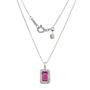 Ruby and Diamond Pendant