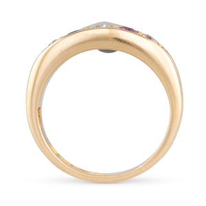 Antique Diamond and Ruby Ring