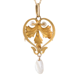 Art Nouveau Enamel Pendant