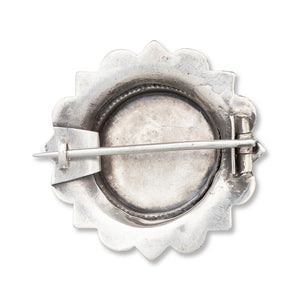 Victorian Silver Star Brooch