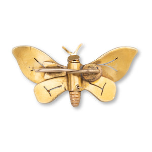 Victorian Butterfly Brooch Clip